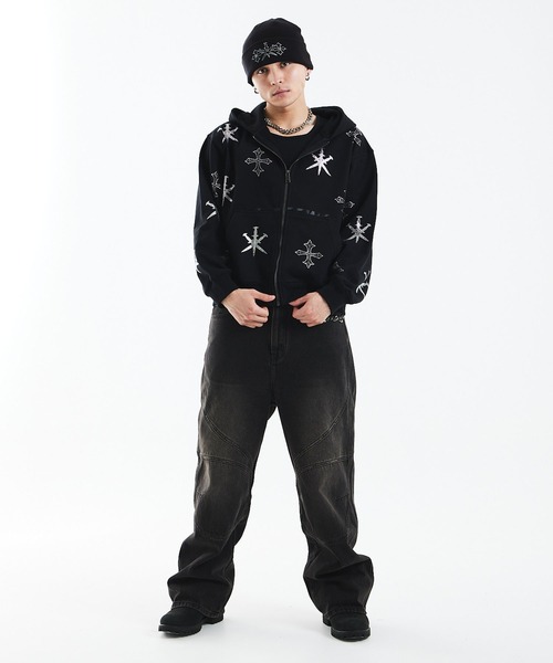 unknown London ジップパーカー UNKNOWN LONDON（アンノウンロンドン） パーカー ジップフーディ