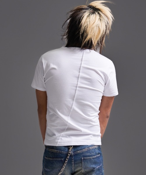 FUGA tシャツ 「FUGA/フーガ」パイソンプリントVネックTシャツ メンズ
