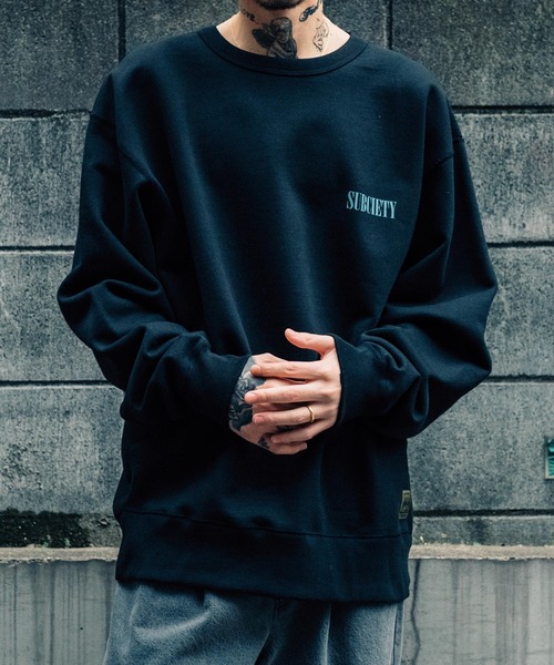 Subciety（サブサエティ） スウェットカットソー LARGE ブラック 