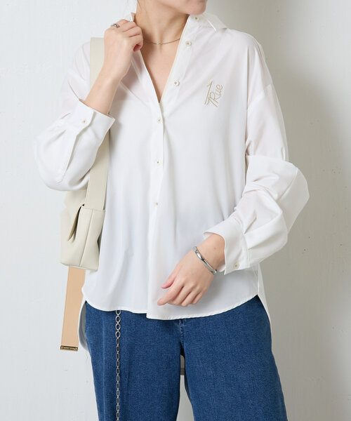 「COLLAGE GALLARDAGALANTE」 長袖シャツ FREE ベージュ レディース_画像3