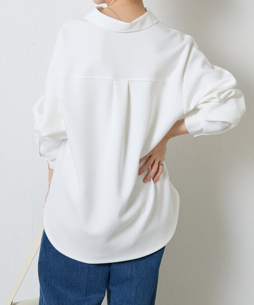 「COLLAGE GALLARDAGALANTE」 長袖シャツ FREE ベージュ レディース_画像5