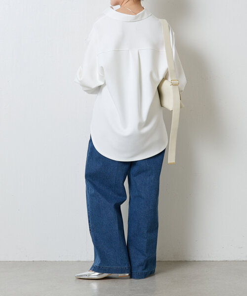 「COLLAGE GALLARDAGALANTE」 長袖シャツ FREE ベージュ レディース_画像7