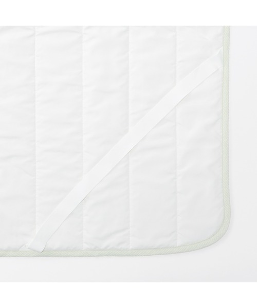 無印良品（MUJI） ベッド 寝具 綿 サッカー織 敷パッド／S 100