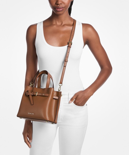 新品未使用です！マイケルコース　ショルダーバッグ　EMILIA MICHAEL KORS（マイケルコース） ハンドバッグ EMILIA ペブルレザー