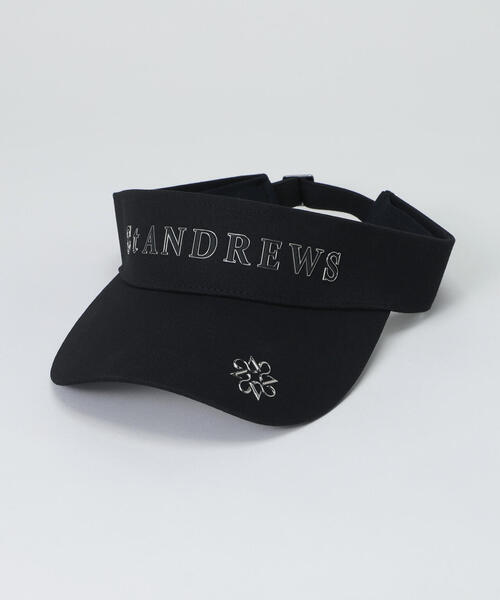 St ANDREWS サンバイザー 「St ANDREWS」ツイルロゴバイザー メンズ