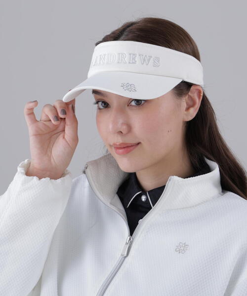 St ANDREWS サンバイザー 「St ANDREWS」ツイルロゴバイザー メンズ