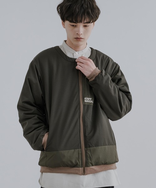 「KRIFF MAYER」 ブルゾン L チャコールグレー メンズ_画像4