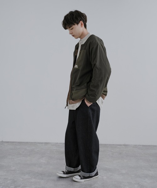 「KRIFF MAYER」 ブルゾン L チャコールグレー メンズ_画像5