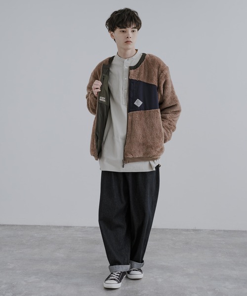 「KRIFF MAYER」 ブルゾン L チャコールグレー メンズ_画像6