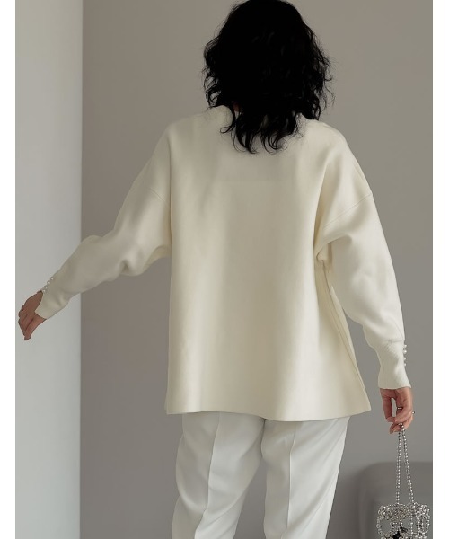 「Re:EDIT」 長袖ニット LARGE ブラック レディース_画像8