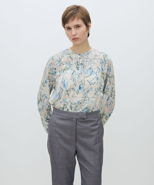 TOMORROWLAND collection ブラウス シャツ コックスコブフラワー