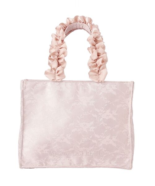 Maison de FLEUR（メゾンドフルール） トートバッグ レースフリル