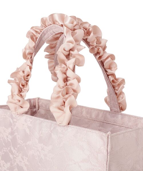 Maison de FLEUR（メゾンドフルール） トートバッグ レースフリル