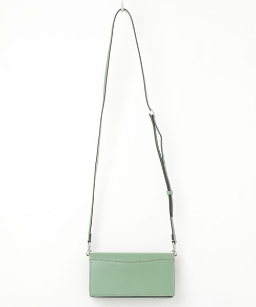 COACH」 ワンポイントショルダーバッグ - グリーン レディース