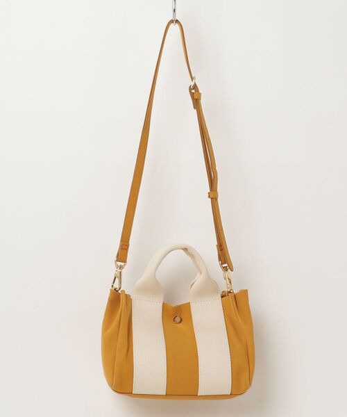 「VIOLAd'ORO」 ワンポイント2WAYバッグ - オレンジ レディース_画像2