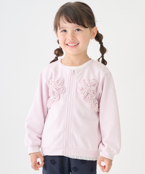 MARNI KIDS ピンク ニットカーディガン　14 MARNI（マルニ） カーディガン 入学式 Kids ＆ Junior ワンポイント