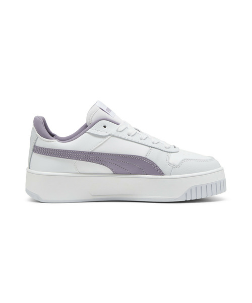 「PUMA」 ローカットスニーカー 22.5cm ホワイト×グレー レディース_画像7