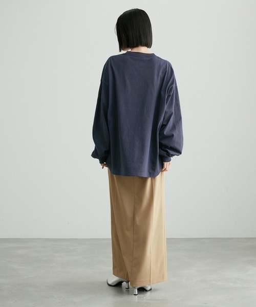 「PARROTT CANVAS」 長袖カットソー FREE ネイビー レディース_画像6