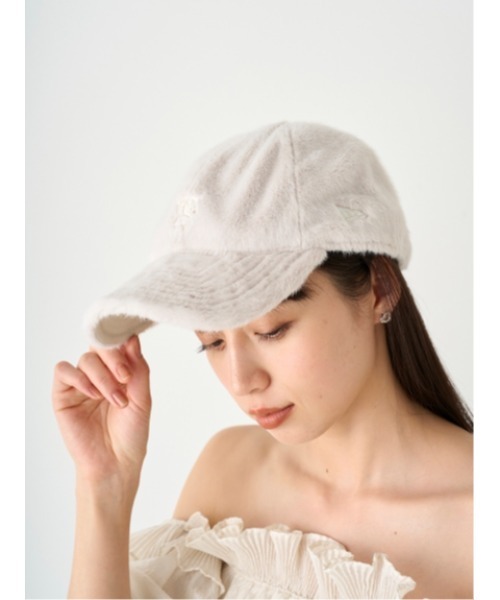 「NEWERA EK COLLECTION」 キャップ FREE アイボリー レディース_画像9