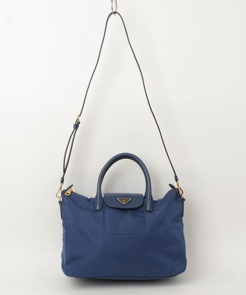 PRADA（プラダ） ハンドバッグ - ネイビー レディース : ZOZOTOWN