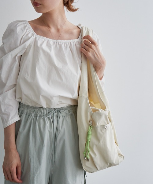 「Kastane」 トートバッグ L アイボリー レディースの画像