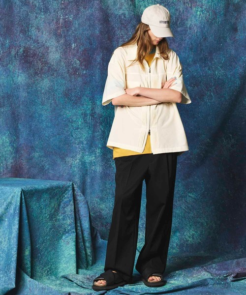 「MAISON SPECIAL」 半袖Tシャツ 1 サックスブルー メンズ_画像5