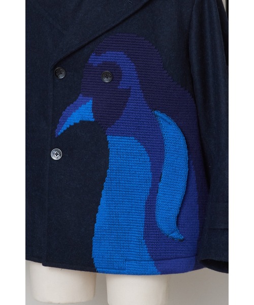 コート ジャケット P(ENGUIN) COAT WITH EMBROIDERY メンズの画像