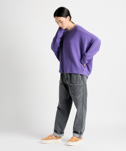 mercibeaucoup,（メルシーボークー） デニムパンツ 03 ネイビー