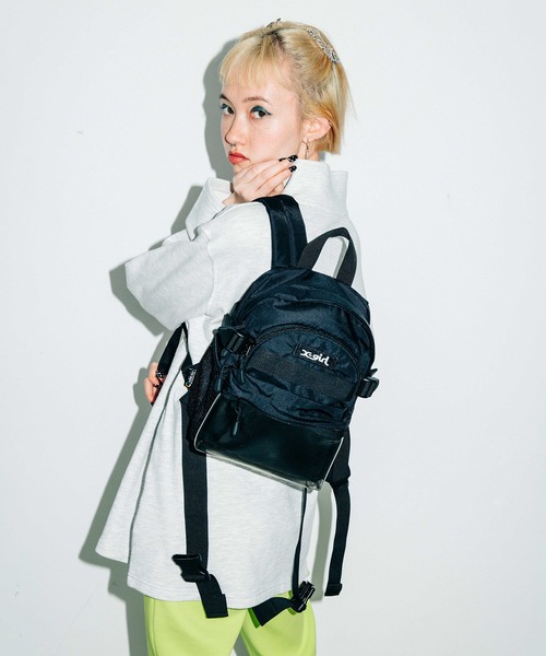 「X-girl」 リュック ONE SIZE ブラック レディース_画像3