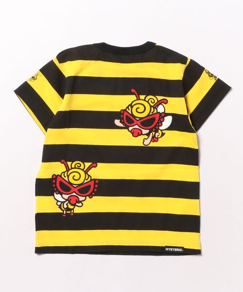 HYSTERIC MINI（ヒステリックミニ） tシャツ LITTLE BEE ボーダー 半袖