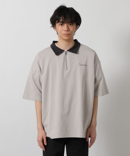 LAKOLE（ラコレ） tシャツ ポンチハーフZIPポロ / 638243 メンズ