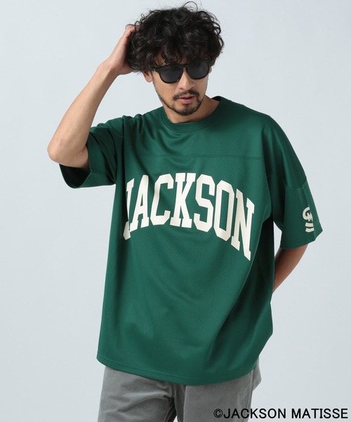 「JACKSON MATISSE」 半袖Tシャツ MEDIUM グリーン メンズ_画像9