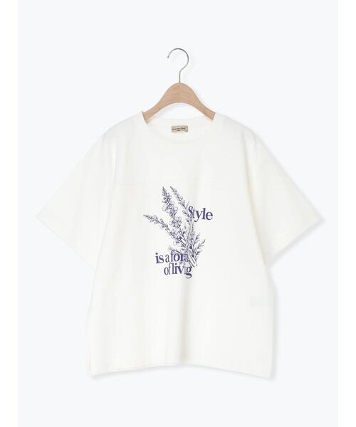 Samansa Mos2（サマンサモスモス） tシャツ 半袖 「接触冷感」ミニ裏毛
