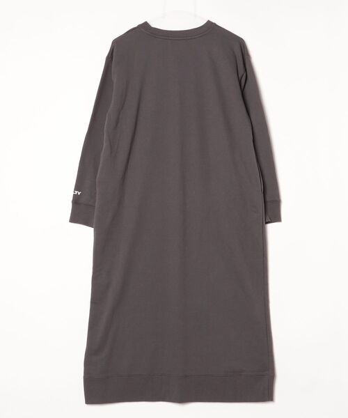 「KELTY」 ワンポイントTシャツワンピース FREE グレー レディース_画像2