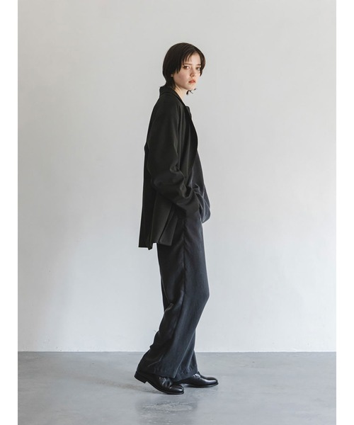 「enchainement」 長袖シャツ フリー ブラック レディース_画像2