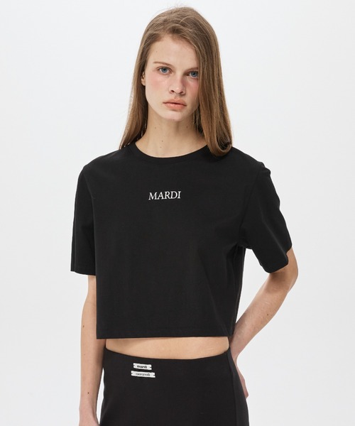 Mardi Mercredi（マルディメクルディ） tシャツ CROPPED BASIC TSHIRT