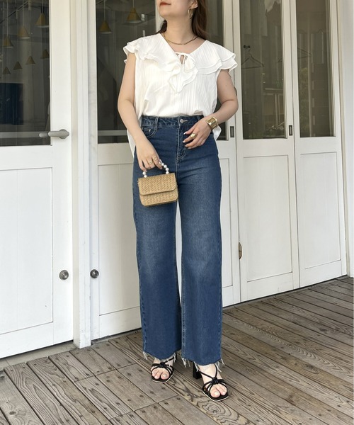 「prose verse」 デニムパンツ MEDIUM ブルー レディース_画像6