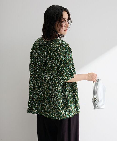 Green Parks（グリーンパークス） ブラウス シャツ 半袖 「WEB限定 