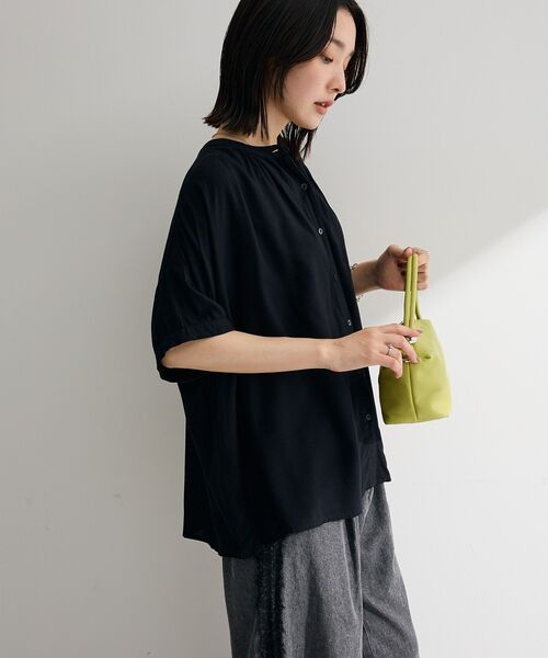 Green Parks（グリーンパークス） ブラウス シャツ 半袖 「WEB限定