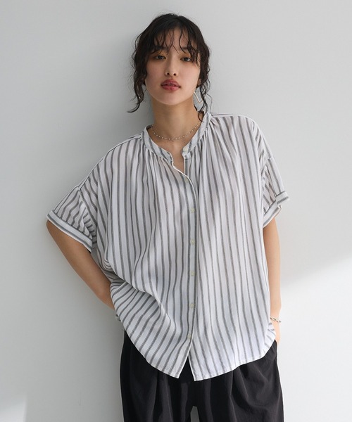 VIVIENNE TAM（ヴィヴィアンタム） 7分袖ブラウス 38 パープル