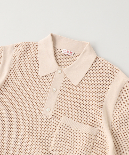 ポロシャツ fursac (フルサック) Knit ポロ メンズ レディースの画像