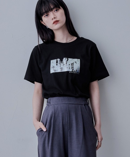 「etoll.」 半袖Tシャツ FREE オフホワイト レディース_画像2