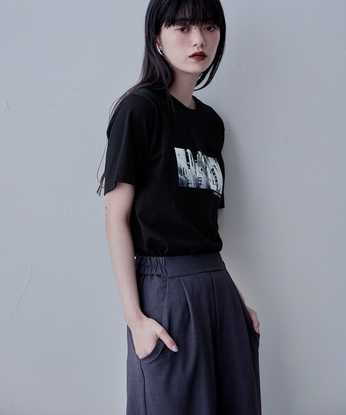 「etoll.」 半袖Tシャツ FREE オフホワイト レディース_画像3