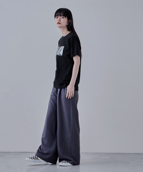 「etoll.」 半袖Tシャツ FREE オフホワイト レディース_画像5