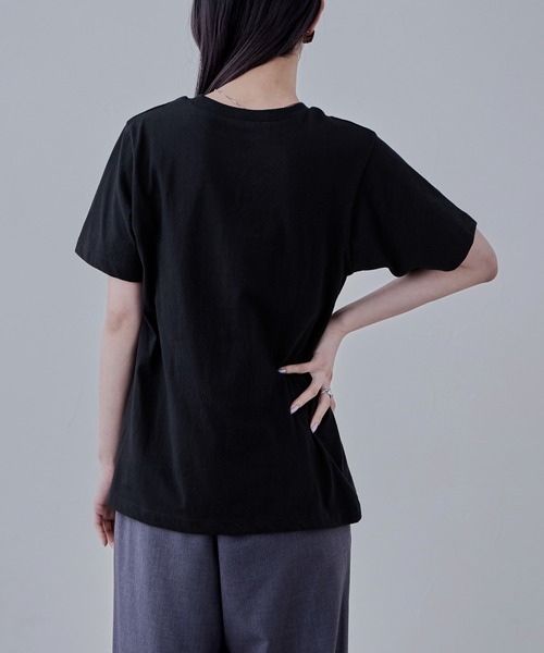 「etoll.」 半袖Tシャツ FREE オフホワイト レディース_画像7