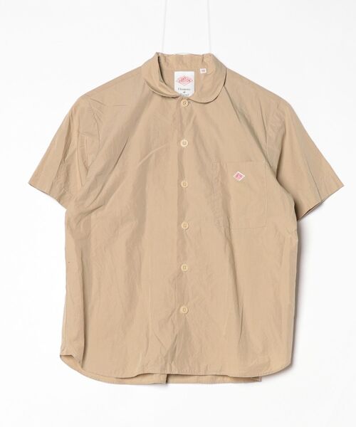 Danton（ダントン） 半袖シャツ 34 ベージュ メンズ : ZOZOTOWN Yahoo