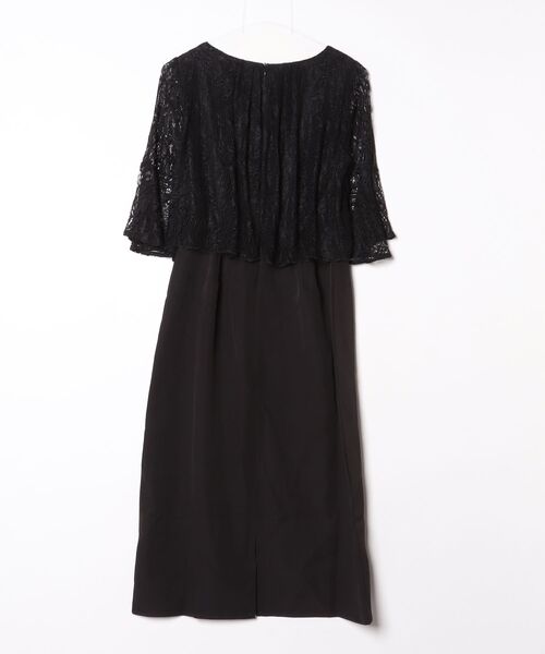 「Lace Ladies」 ドッキングワンピース L ブラック レディース_画像2