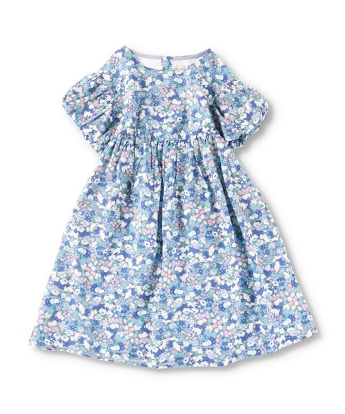 「branshes」 「KIDS」半袖ワンピース 120 ブルー キッズ_画像2