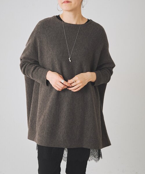 BEARDSLEY（ビアズリー） tシャツ 裾レースチュニック レディース