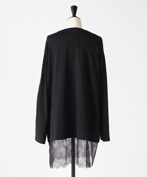 BEARDSLEY（ビアズリー） tシャツ 「ZOZO先行予約」裾レースチュニック